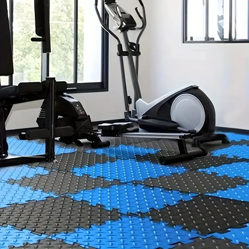 8/16Pcs Impact-Resistant EVA G - Home Gym Rubber Flooring ulasan dan harga