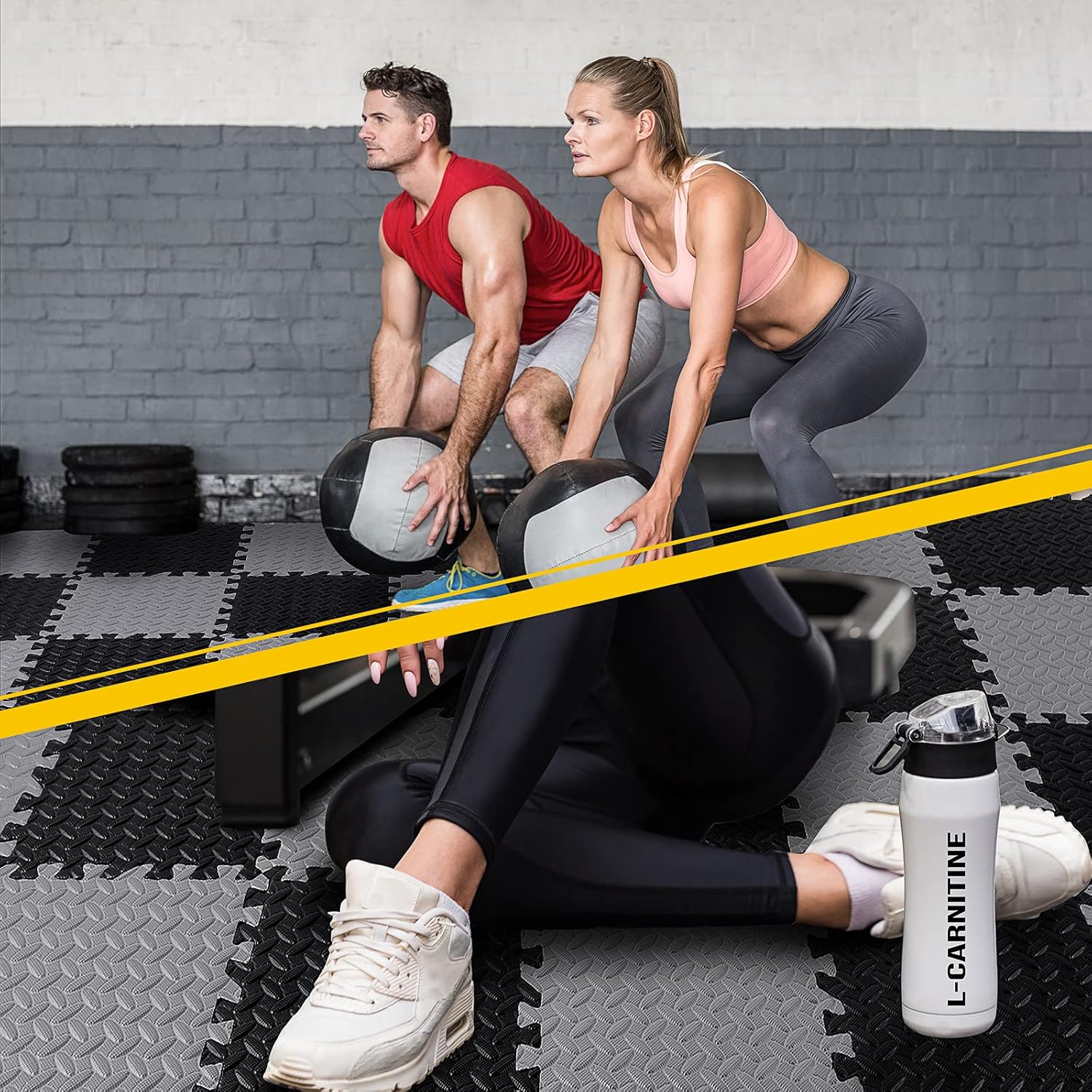 8/16Pcs Impact-Resistant EVA G - Home Gym Rubber Flooring ulasan dan harga