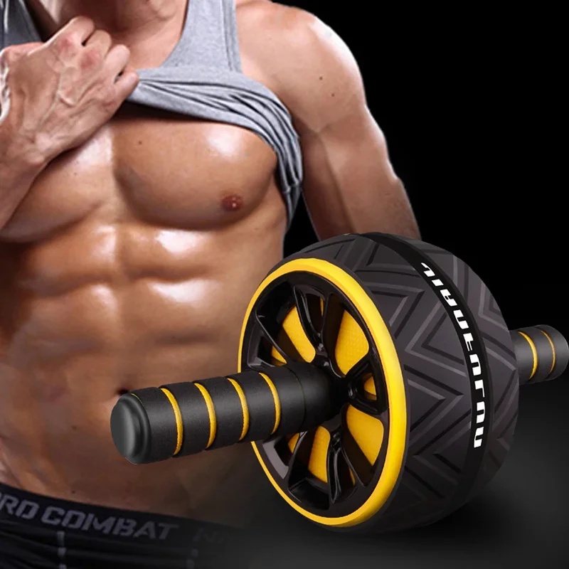 Non‑Slip Grip Ab Roller Wheel, - Home Gym Hyrox ulasan dan harga
