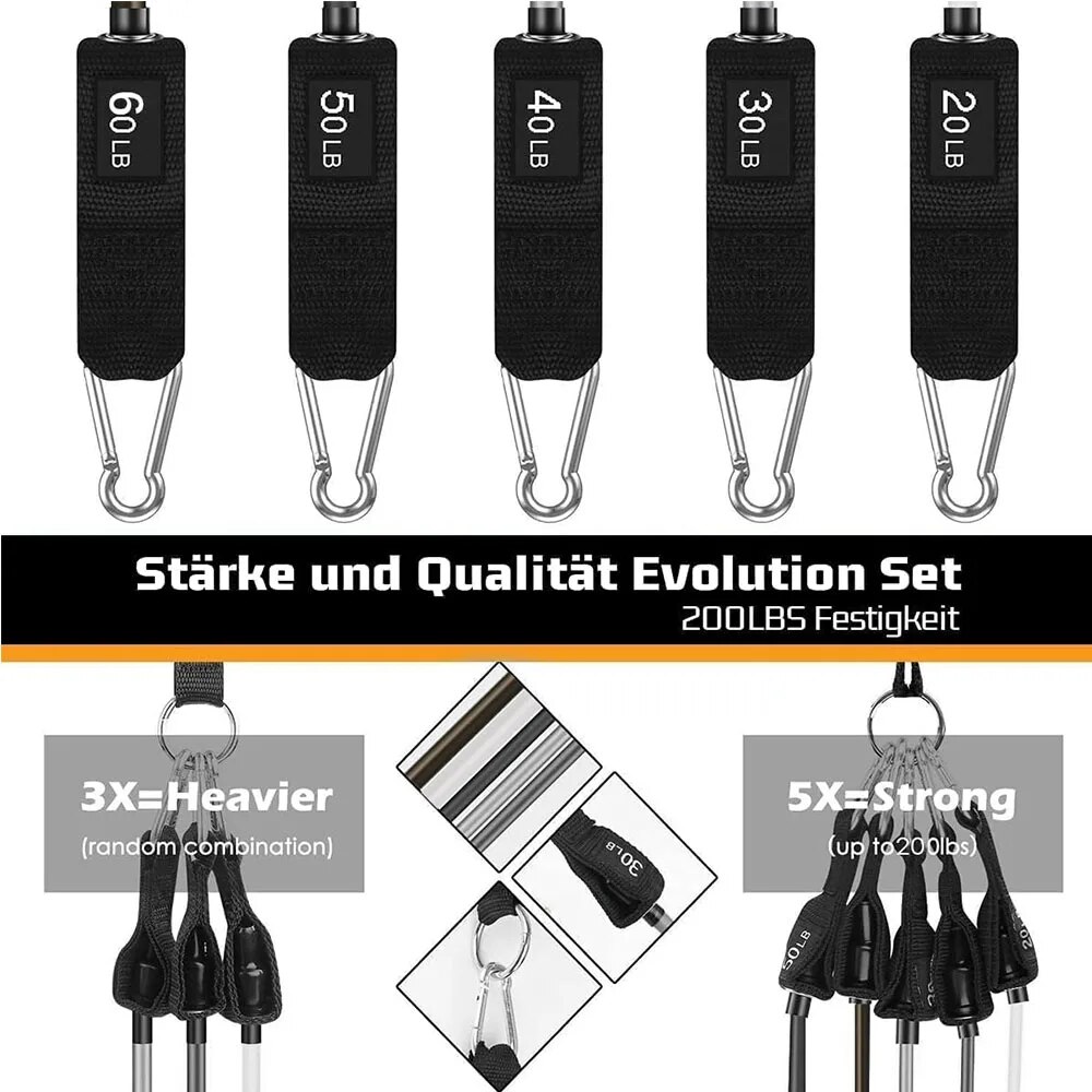 Resistance Bands Set Tension P - Home Gym Hyrox ulasan dan harga