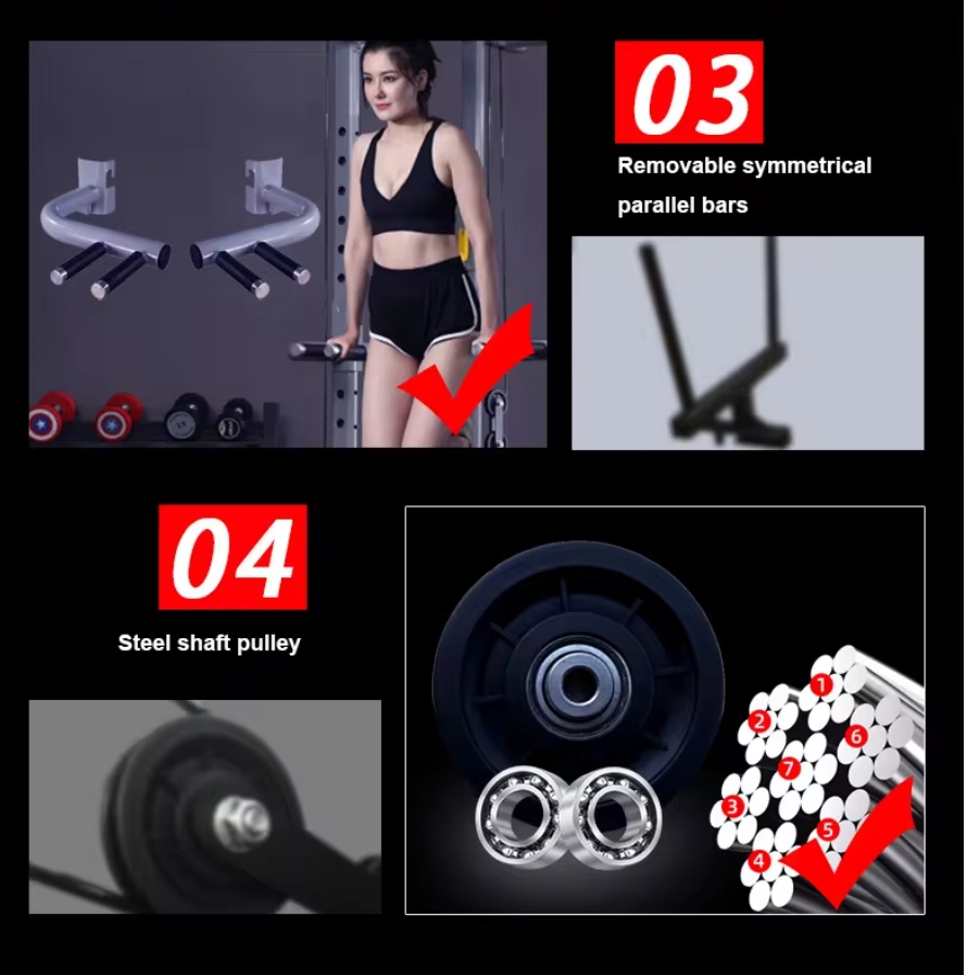 DXXY YR-1601 Fitness Equipment - Cable Pulley System ulasan dan harga
