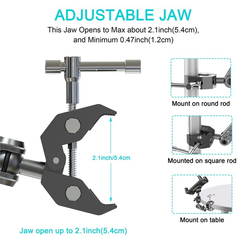 ABSK-Adjustable Phone Stand Fo - Home Gym Video ulasan dan harga