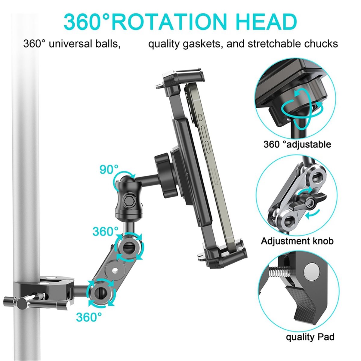 A40I Tablet Holder for Treadmi - Home Gym Video ulasan dan harga
