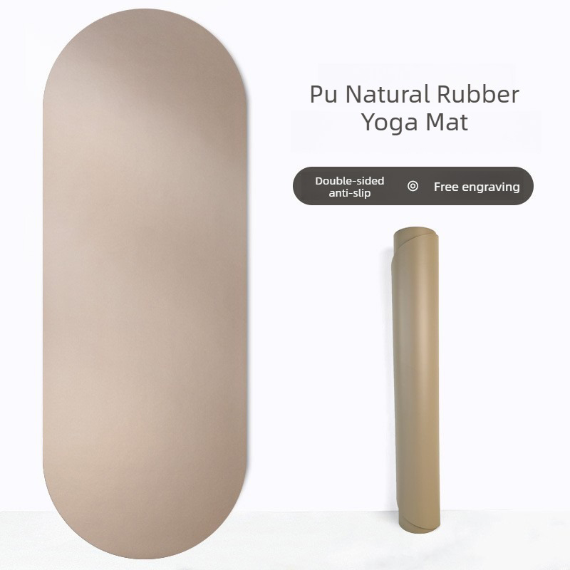 Oval Natural Rubber Yoga Mat P - Home Gym Rubber Flooring ulasan dan harga