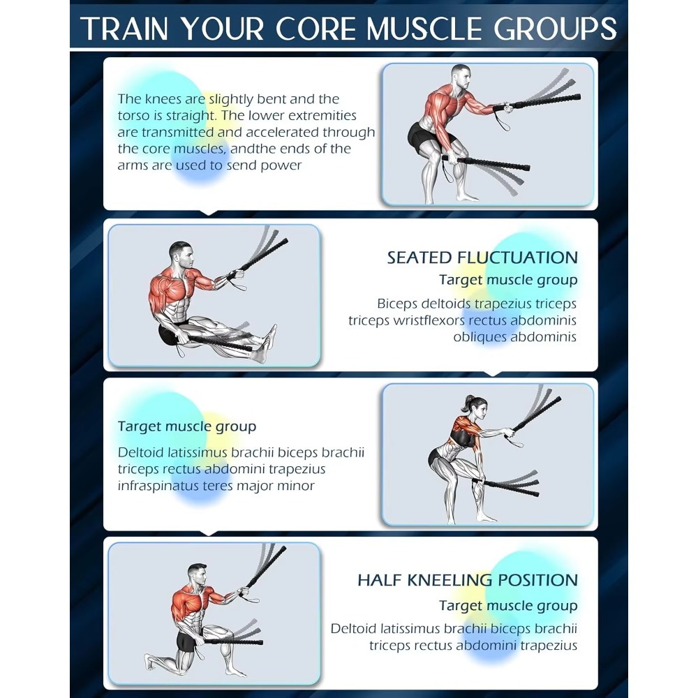 Ropeless Battle Ropes for Home - Home Gym Hyrox ulasan dan harga