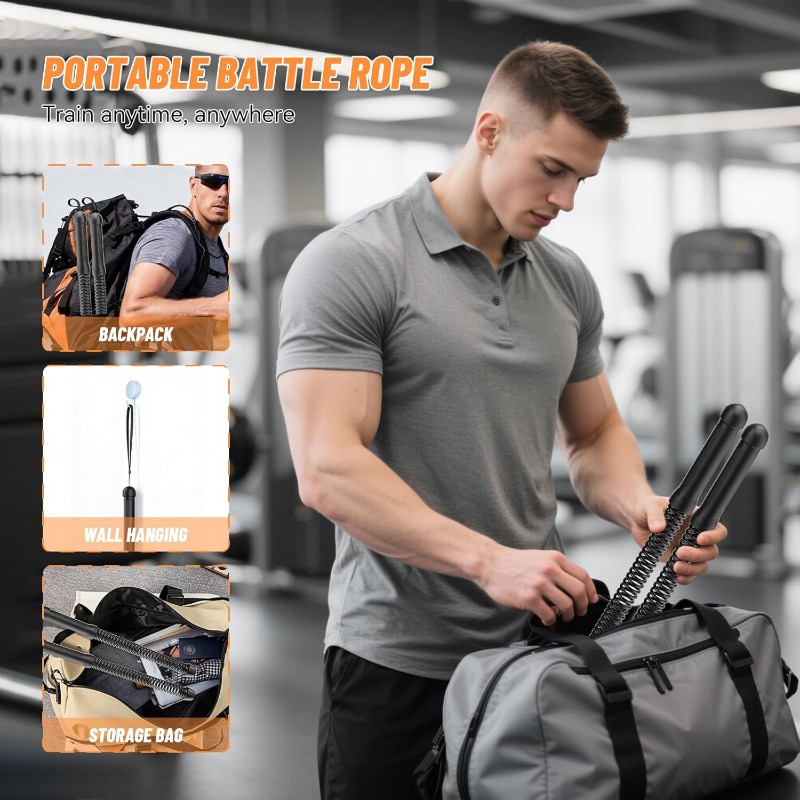 Wireless Swing Combat Rope, 2P - Home Gym Furniture ulasan dan harga