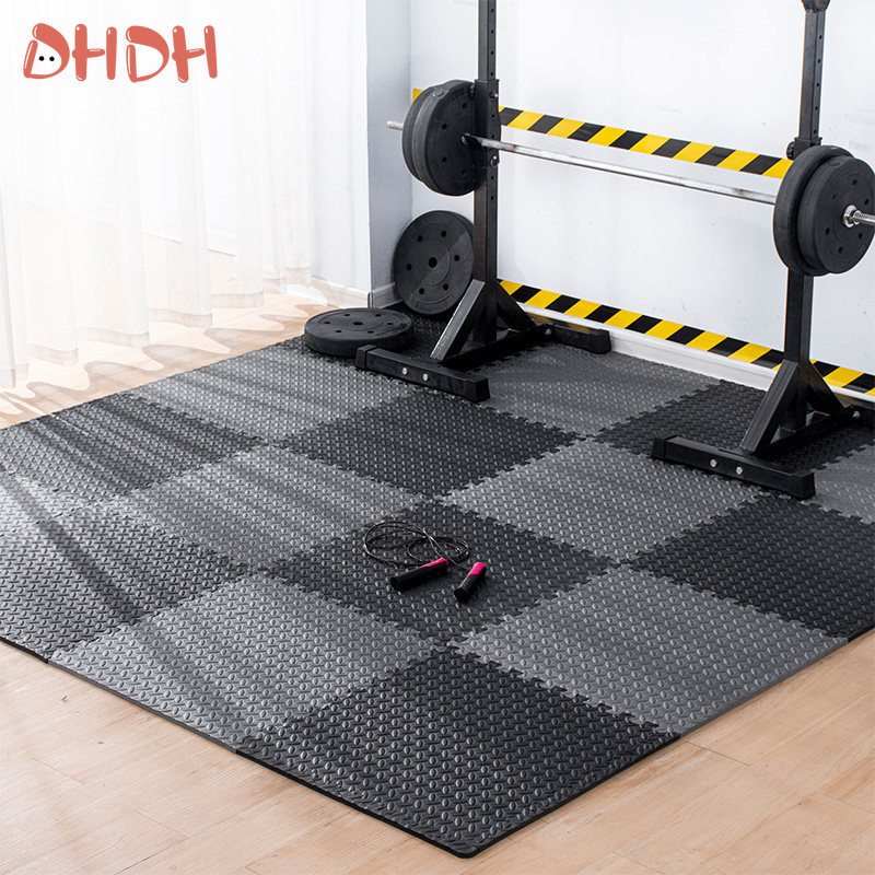 Gym Floor Mat for Home Workout - Home Gym Rubber Flooring ulasan dan harga