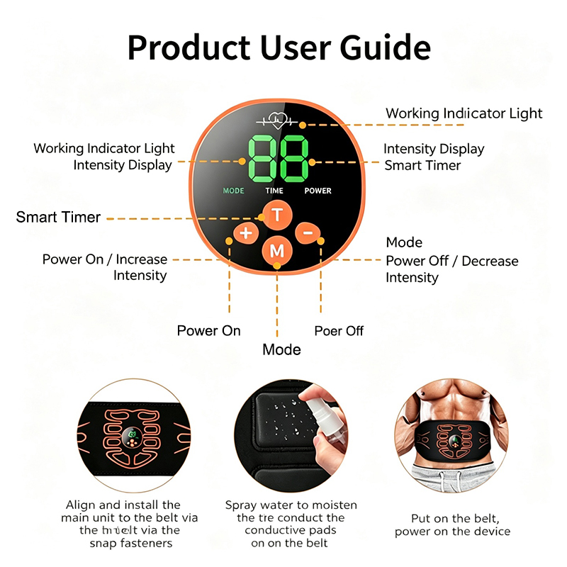 Abdominal Toning Belt Smart Ab - Home Gym Hyrox ulasan dan harga