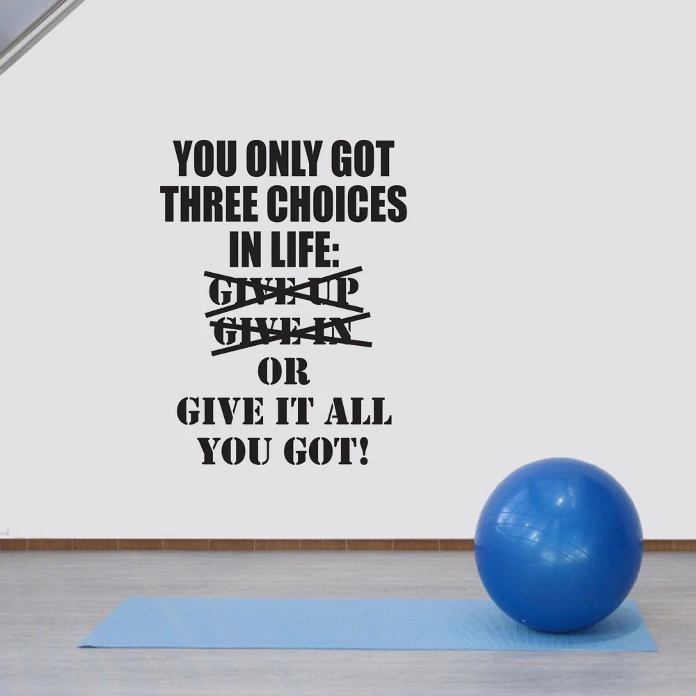 1 pc hot sale GYM culture Wall - Home Gym Furniture ulasan dan harga