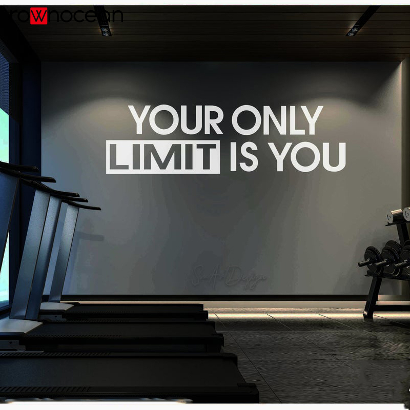 Your Only Limit Is You - Wall  - Home Gym Furniture ulasan dan harga