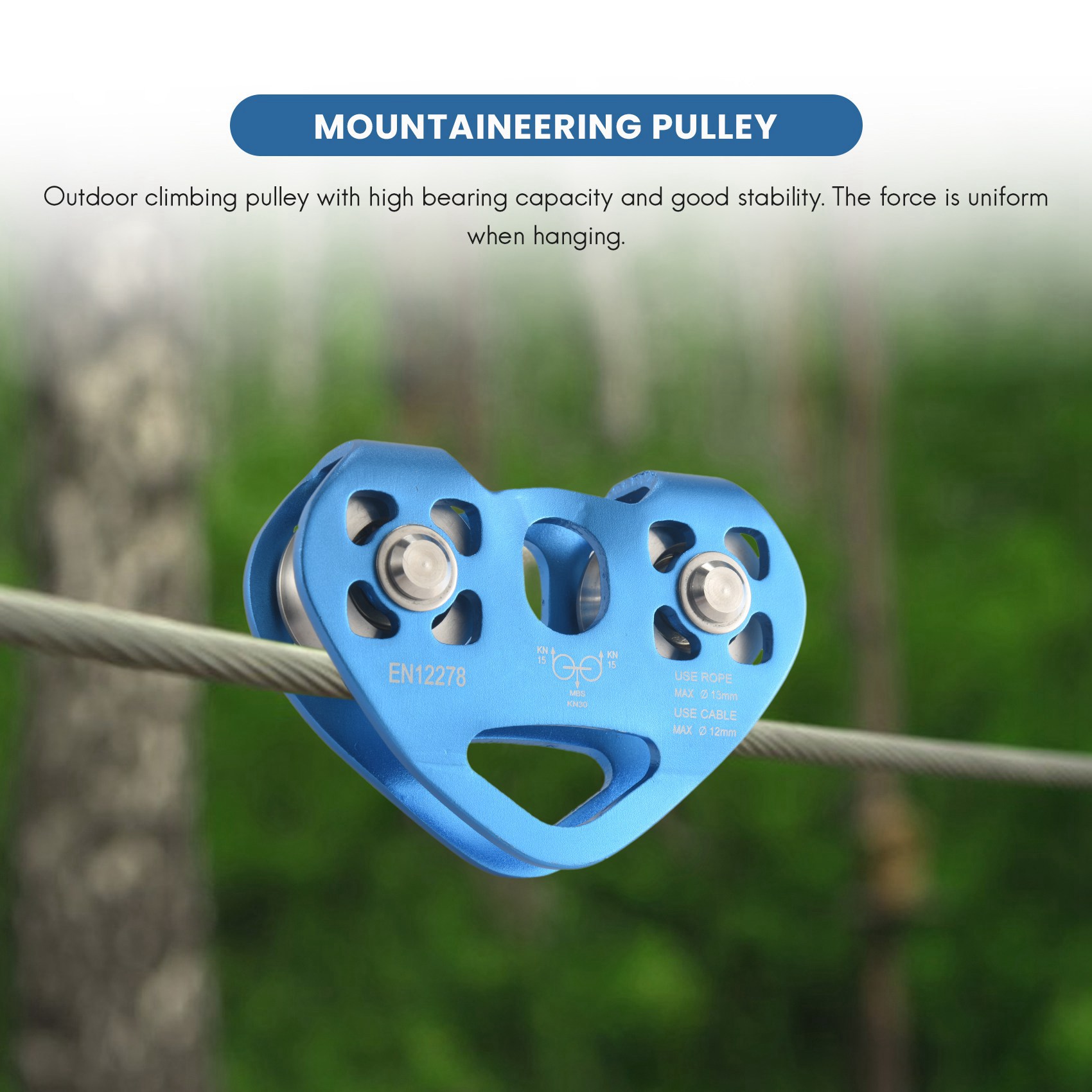 ●Heart-Shape Climbing Double P - Cable Pulley System ulasan dan harga