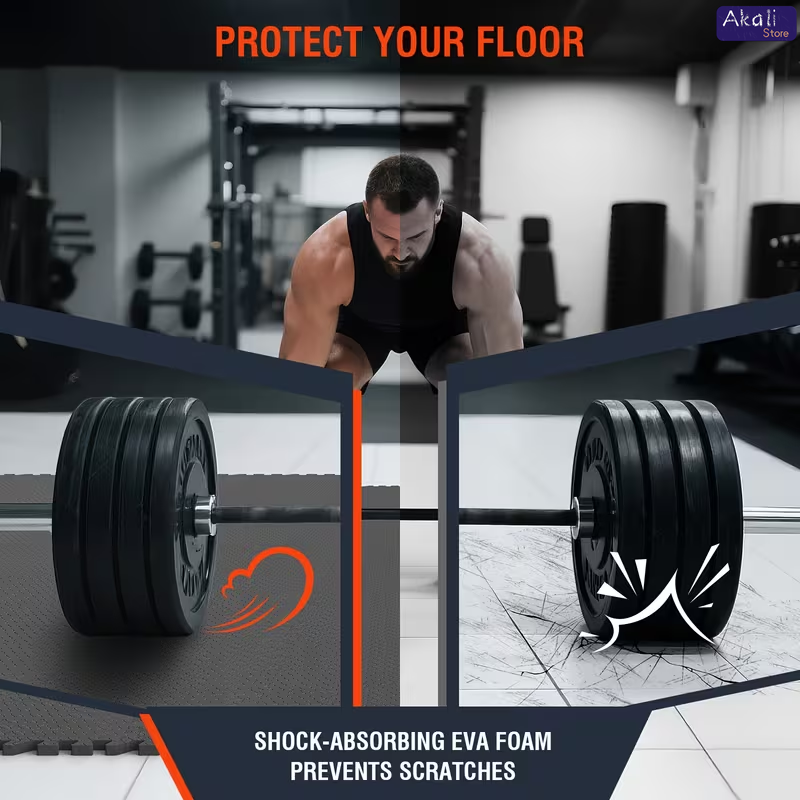 1Inch Thick EVA Foam Interlock - Home Gym Rubber Flooring ulasan dan harga