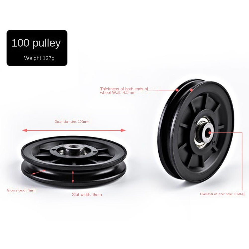 High Quality Black Nylon Beari - Cable Pulley System ulasan dan harga